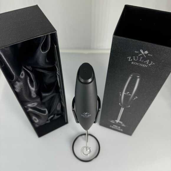 Zulay Kitchen Executive Series Milk Frothed Wand and Stand - Picture 7 of 9